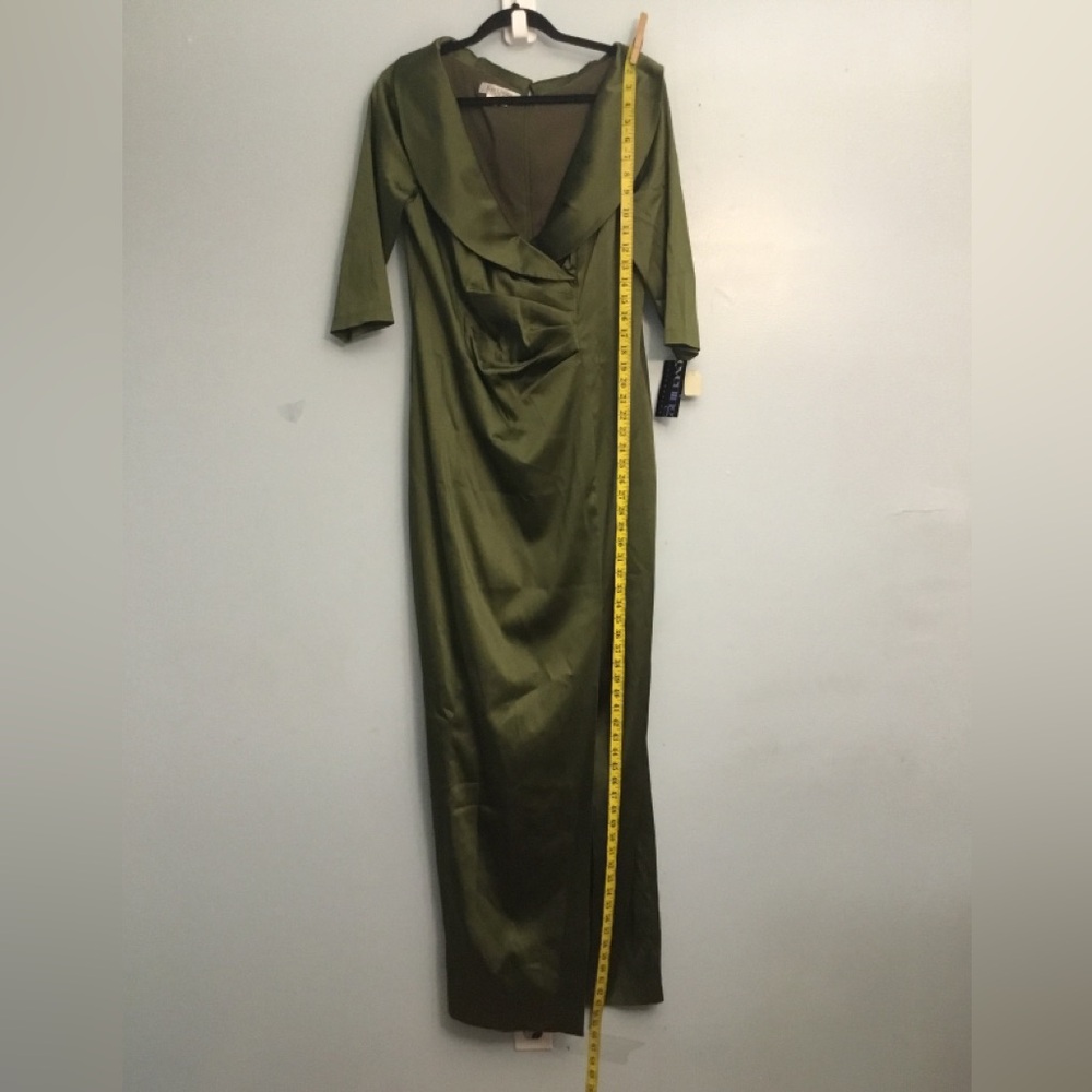 Kay Unger Olive Long Sleeve Dress